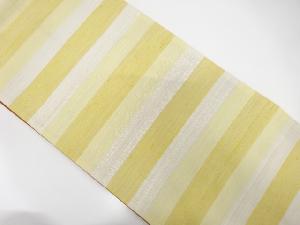 アンティーク　節紬横段模様織出し全通袋帯（材料）